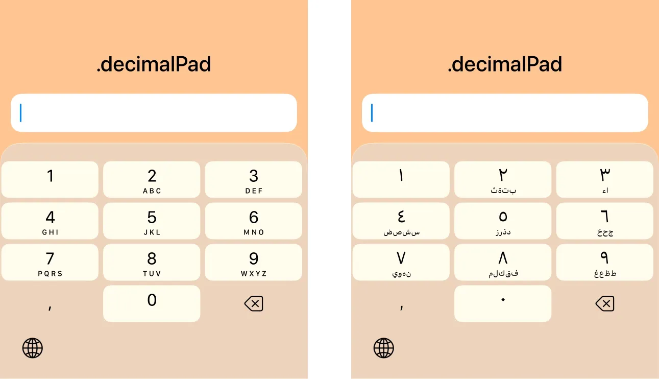 Decimal pad keyboard in SwiftUI