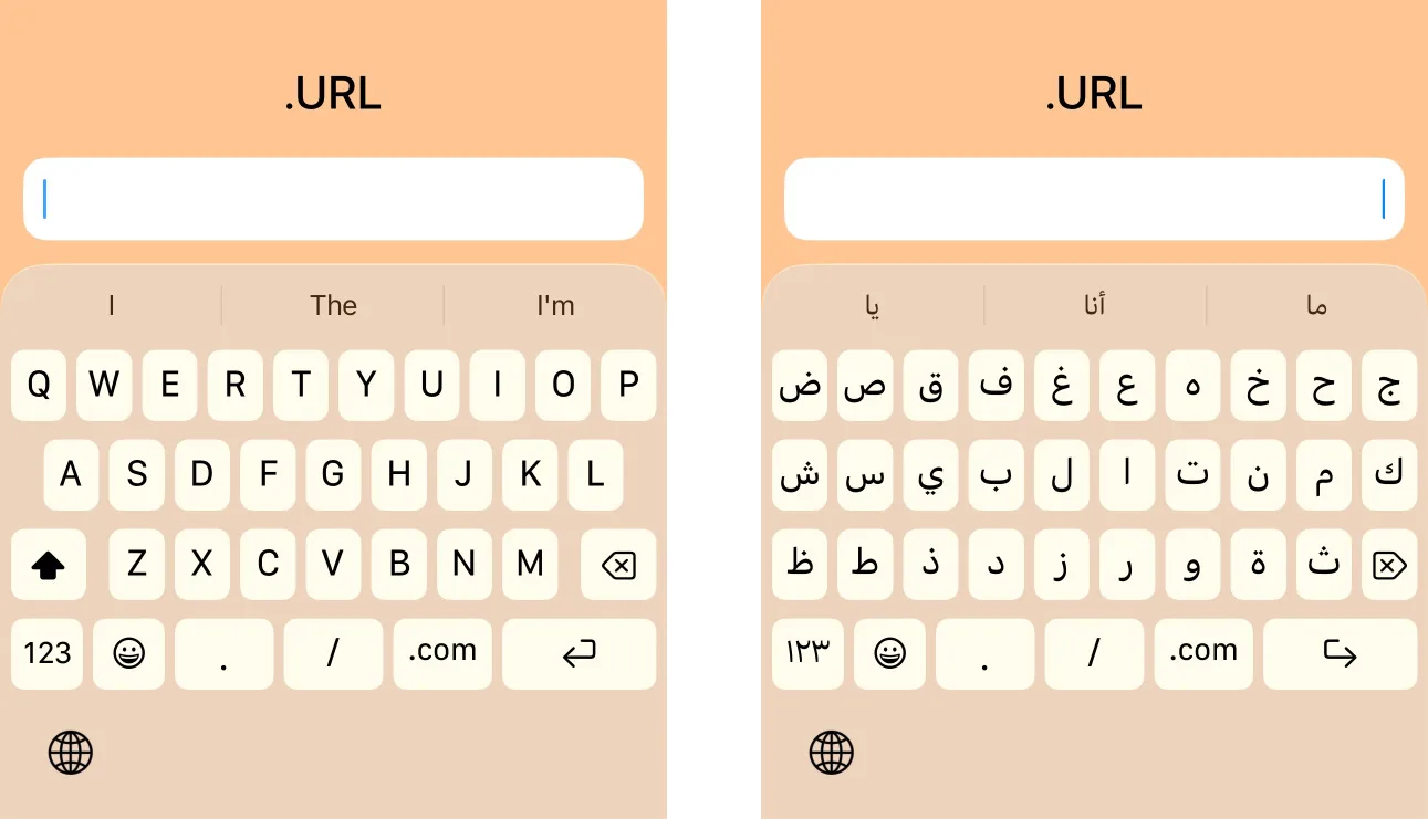 URL keyboard in SwiftUI